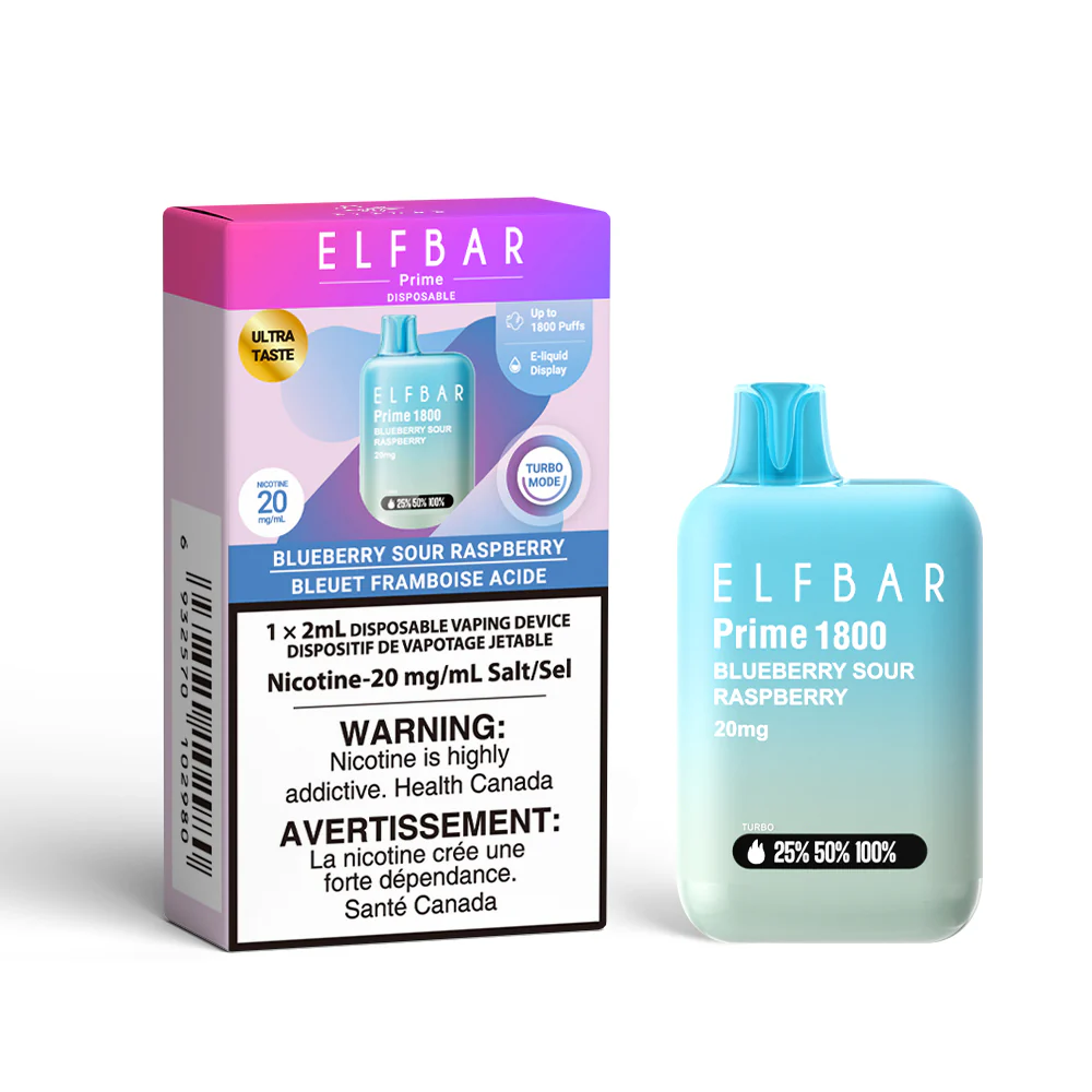 ElfBar Prime 1800 Sour Raspberry